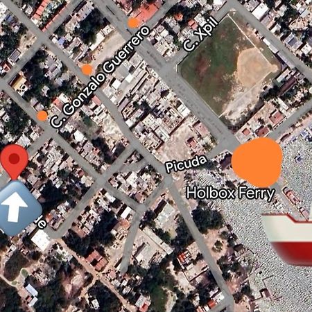 Departamentos Cerca De Ferry Holbox Hotel Екстериор снимка